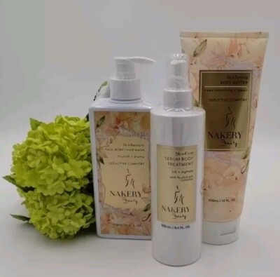 Nakery Beauty Cleanse, Firm & Smoothing 3-piece Collection Seductive Comfort