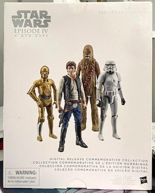 STAR WARS COMMEMORATIVE COLLECTION EPISODE IV A NEW HOPE FIGURES Sealed ...