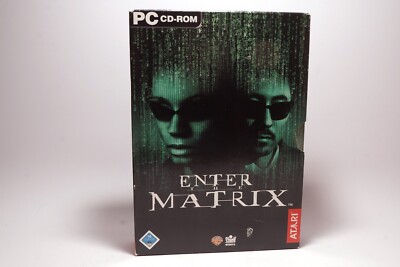 Enter the Matrix BOX PC Spiel CD-ROM Atari 2003 Computerspiel Vintage Gaming
