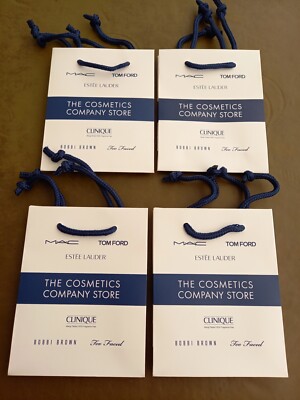 The Cosmetics Company Store x 4 kleine Papier-Geschenktüten neu ideale Make-up-Geschenke