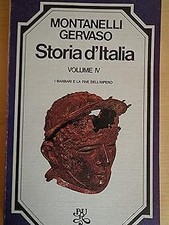 Storia d'Italia Volume IV I barbari e la fine dell'impero - BUR [Paperback] Mont