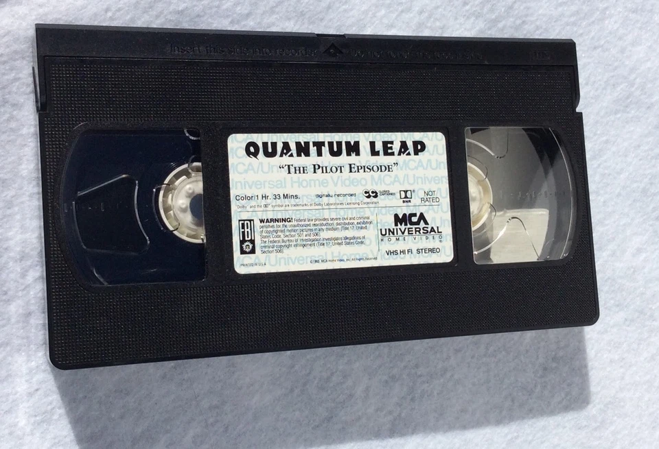 Quantum Leap The Pilot Episode VHS. Rare. Out Of Print. Collectible Scott Bakula Foto 3 de 4