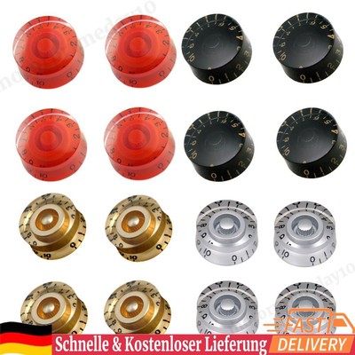 4pcs Electric Guitar Knob Cap Guitar Volume Tone Button Musical Instrument Parts