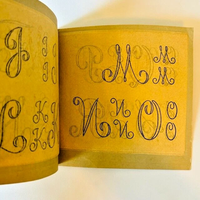 Rare Vintage Tip-Top Transfers Book 6 Initials -NZ Transfer Co. Wellington 1950s - Image 4 of 4