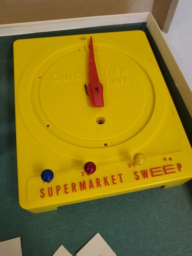 Vintage 1966 Milton Bradley SUPERMARKET SWEEP Game Rare - Picture 10 of 12