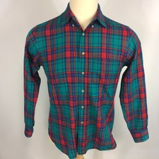 Vintage Pendleton Pure Virgin Wool 70s 80s Button Shirt Surf Camp Board USA M