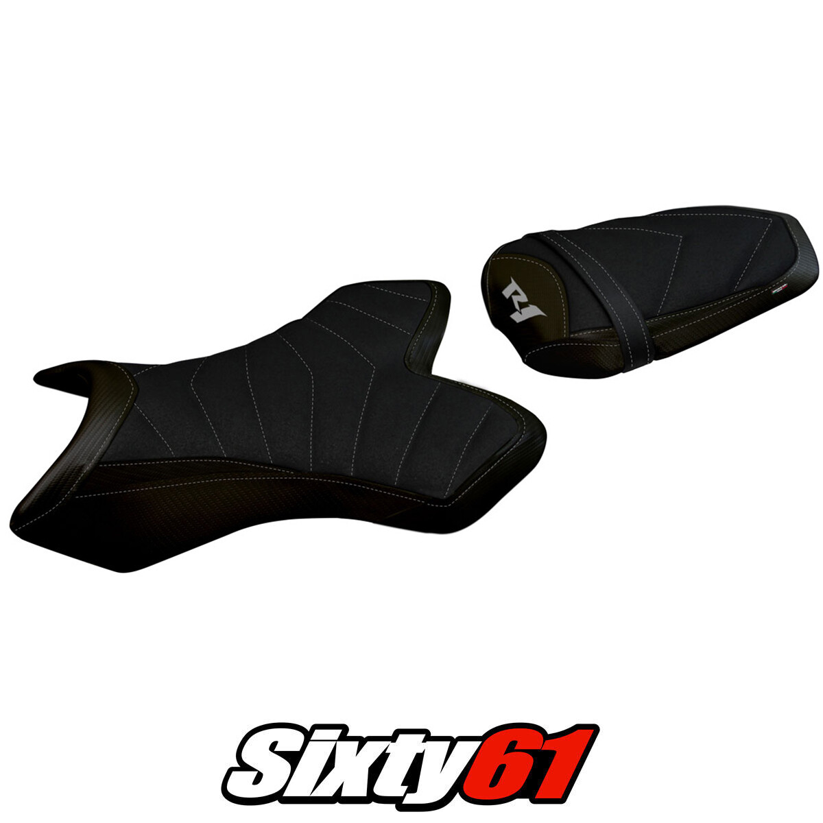 Yamaha YZF R1 2004 2005 2006 Seat Cover Tappezzeria Ultragrip Black