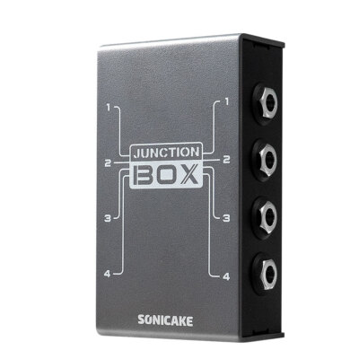 SONICAKE Junction Box TRS Stereo 4-Kanal Organisation LINE Gitarre Effekt Pedal
