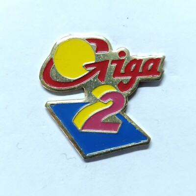 Anstecknadeln Pins Badge A2 Antenne 2 Frankreich 2 Giga Fernseher TNT Paris B0810