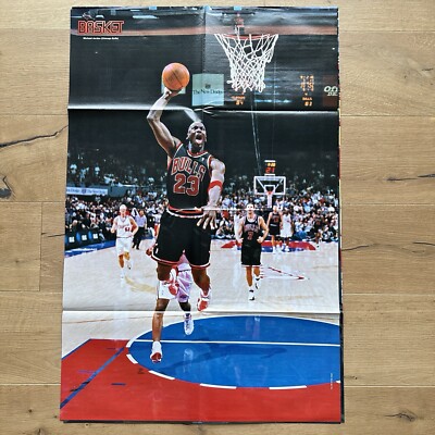 Chicago Bulls Poster Vintage NBA Trikot Jersey Air Jordan Adidas Basketball 221
