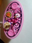 Mattel Barbie GLAM Dining Table, Lamp & Accessories X7942. Bike and dress form — photo 8