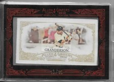 2012 TOPPS ALLEN & GINTERS SILK COLLECTION CURTIS GRANDERSON 10/10
