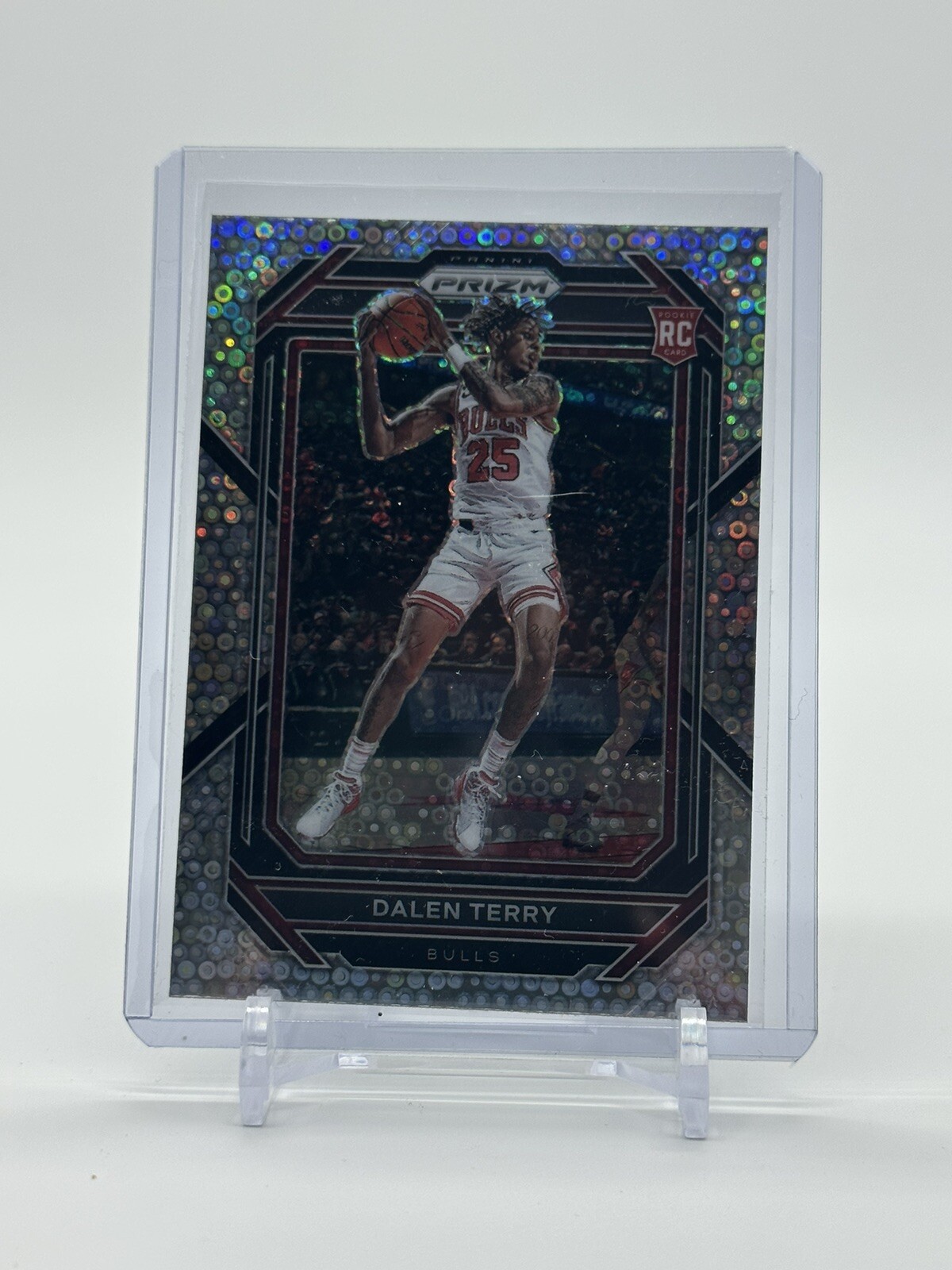 2022-23 Panini Prizm Dalen Terry Fast Break Disco Prizm #240 Rookie RC