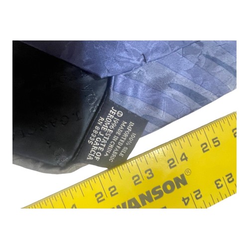 Corbata de cuello J. GARCIA SNAIL GARDEN COLLECTION CATORCE para hombre 100 % seda AZUL GRIS - Imagen 10 de 14