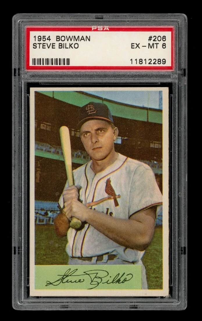 Steve Bilko trading card