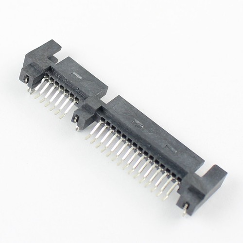 2Pcs Sata 7+15 Pin 22 Pin SMT SMD Male Adapter Connector For 2.5" Hard Drive HDD - Picture 3 of 6