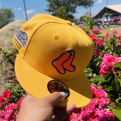 New Era Hat Club Boston Red Sox 1/4 Pink Brim “Pink