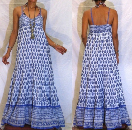 ETHNIC VTG 70'S INDIA COTTON GAUZE 