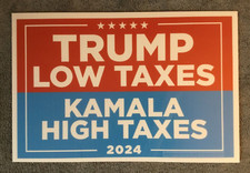 Official Donald Trump 2024 Yard Sign from Virginia Republican Party