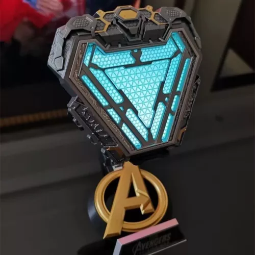 Iron Man MK50 Arc Reactor Tony Stark 1:1 Wearable Heart Chest Light Figure Gifts - Bild 3 von 24