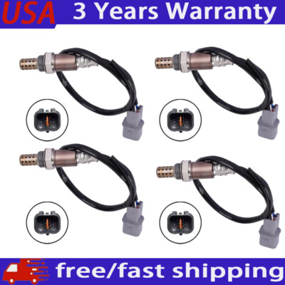 4PCS Upper+Lower Oxygen Sensor For Kia Magentis 2.7l V6 2002 2003 2004 2005 2006