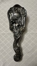 Antique Rare Art Nouveau Artistic Silver Hair Brush