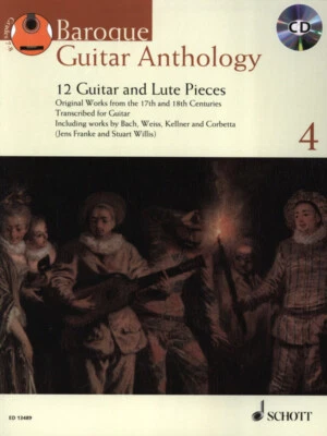 Baroque Guitar Anthology 4,12 Werke für Gitarre mit CD - PORTOFREI - Bild 1 von 3