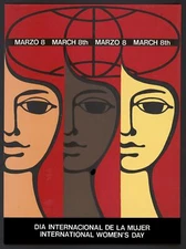 Wall Decor Poster.Home room interior art design.Women International Day.11577