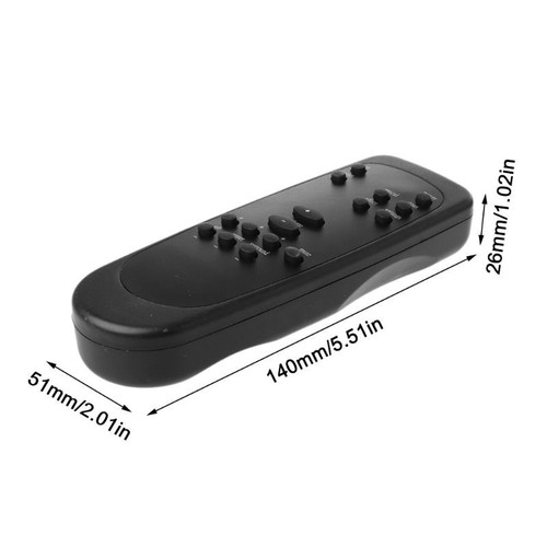 Black Plastic Remote Control Controller Replacement for Logitech Z5500 Z-5500 - Picture 4 of 11