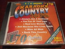 CHARTBUSTER 6 6 KARAOKE DISC 20170 COUNTRY HOT HITS VOL 170 CD G MULTIPLEX