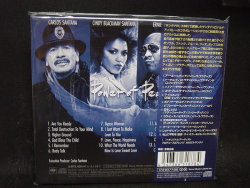 THE ISLEY BROTHERS & SANTANA Power Of Peace JAPAN CD Los Lonely boys - Picture 2 of 2