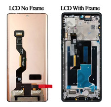 For Motorola Edge 50 Fusion LCD Display Touch Screen Digitizer Assembly Frame