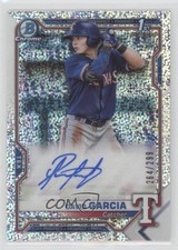 2021 Bowman Chrome Prospect Speckle Refractor 264/299 David Garcia Auto 0c6
