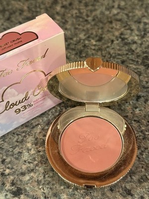 Too Faced Cloud Crush Blurring Blush~Velvet Crush~Diffused Matte~NIB~Full Size
