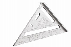 Empire 7" 175mm Metric Magnum Aluminium Roofing Rafter Square 2990m