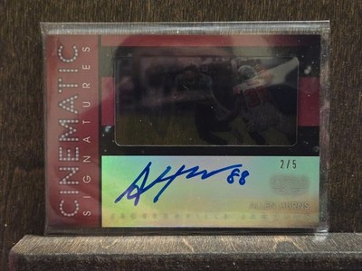 2016 Panini Gala Cinematic Signatures Red Allen Hurns #CS-AHS Auto  Autograph