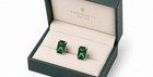 GENUINE 1.36 Cts TSAVORITE STUD EARRINGS 14K SOLID WHITE GOLD - Free  Appraisal — photo 5