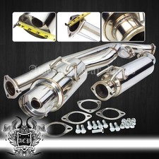 For 06-11 Civic Si 4dr Sedan Jdm Catback Exhaust System 4 Muffler Tip Godsnow For 06-11 Civic Si 4dr Sedan Jdm Catback Exhaust System 4 Muffler Tip Godsnow