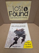 Final Fantasy Anthology Official Strategy Guide Brady Games 1999 SquareSoft PICS