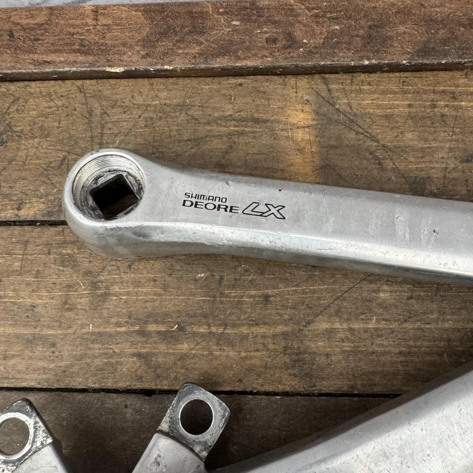 Vintage Shimano Deore LX FC-M563 Crank Arms 175mm 94/58 BCD Square Taper Japan - Image 3 of 4
