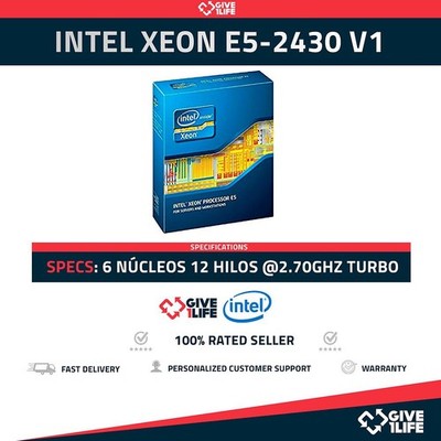 Intel Xeon E5-2430 V1 (6 Kerne / 12 Threads) @2,40GHz Turbo Speed