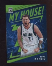 2019-20 Donruss Optic My House! Lime Green #16 Luka Doncic Mavericks 40/149