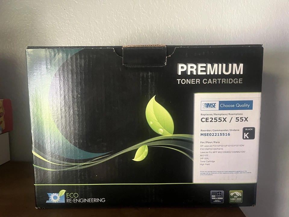 MSE Premium Toner Cartridge Black For HP 55X (CE255X) - Image 2 of 4