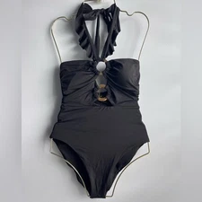 Soluna Women's Buckle-Up One-Piece Swimsuit Size Small