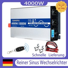 Reiner Sinus-Wechselrichter 3000W-8000W 12V 24V 230V Spannungswandler Inverter