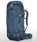 Gregory Stout 65 Men's 65L Hiking Backpack Blue Nylon Hydration Compatible  — photo 1
