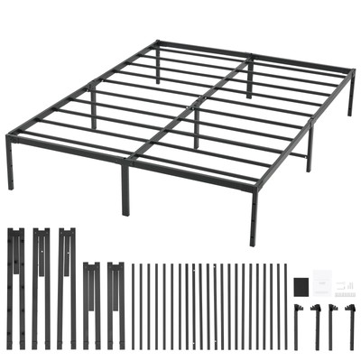 Uimoso Queen Size Bed Frame 14 inch Metal Bed Frame Platform 1500 lbs Noise Free