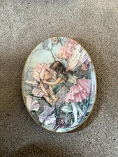 Royal Worcester Sweet Pea Fairy Flower Fairies Oval Plate 75th Anniversary