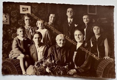 orig. Foto AK Weimar Familie um 1920 