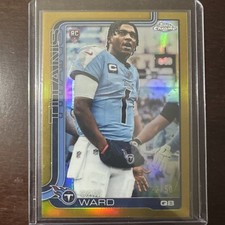 Cam Ward Image Variation SP True Gold /50 Topps Chrome 2025